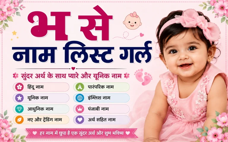 भ से नाम लिस्ट गर्ल