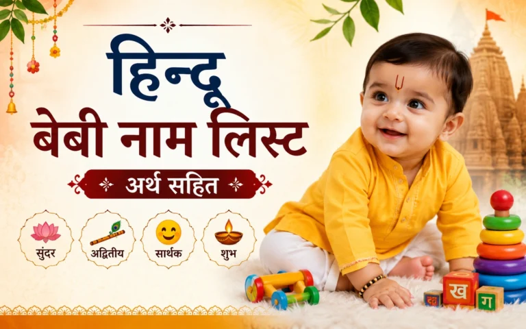 हिन्दू बेबी नाम लिस्ट in hindi